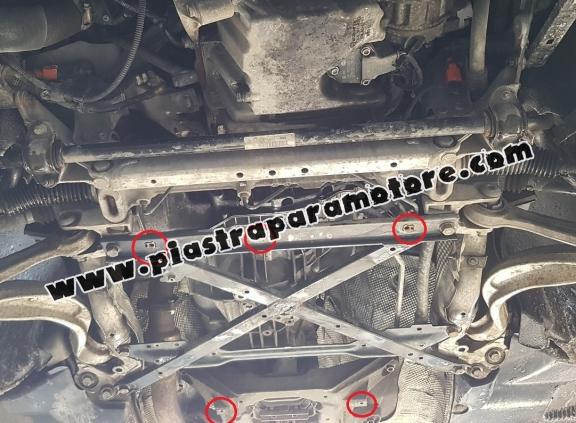 Protezione di acciaio per il cambio Audi A5