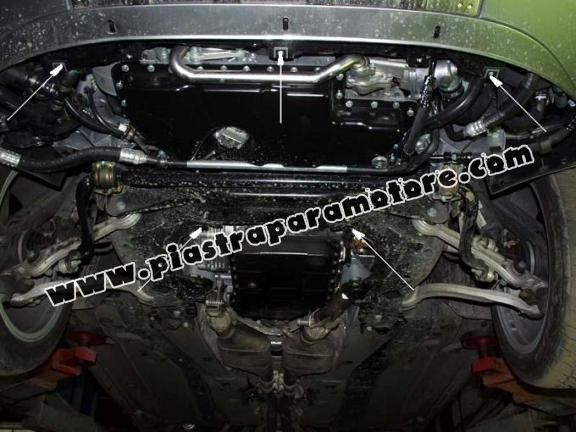 Piastra paramotore di acciaio Audi A6