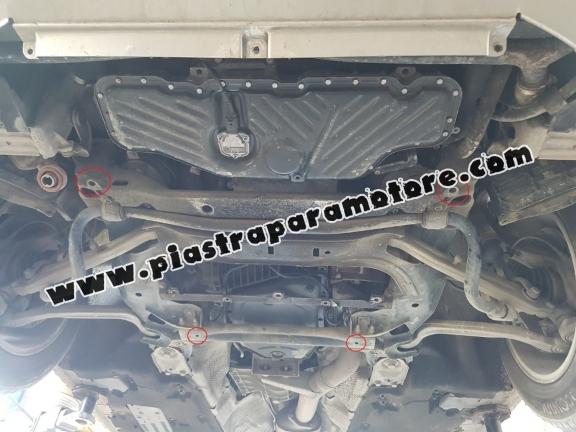 Piastra paramotore di acciaio Audi A8