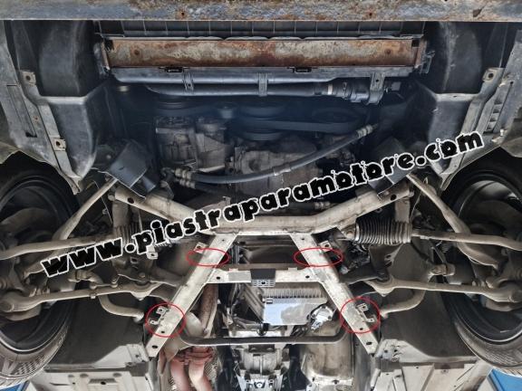 Piastra paramotore di acciaio BMW Seria5 E39