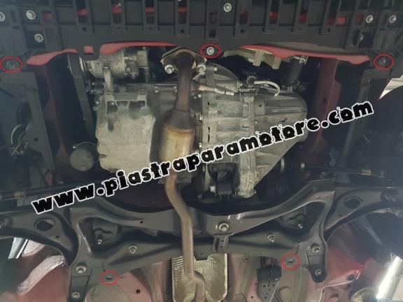 Piastra paramotore di acciaio Citroen C1