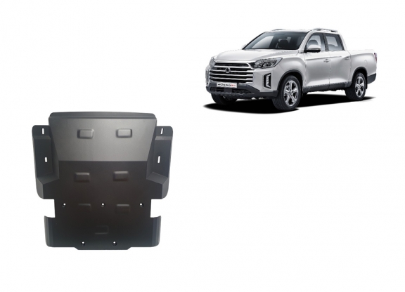 Piastra paramotore di acciaio Ssangyong Musso Grand