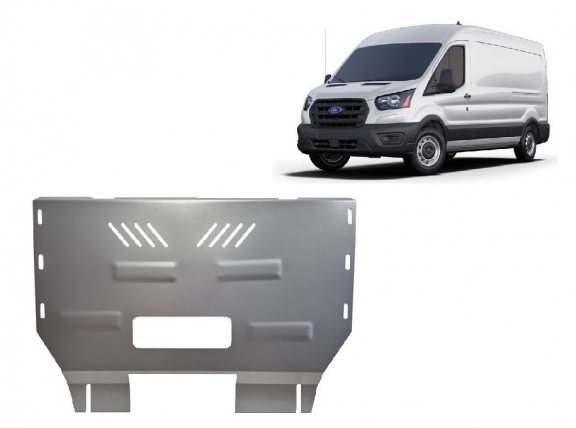 Piastra paramotore di alluminio Ford Transit RWD