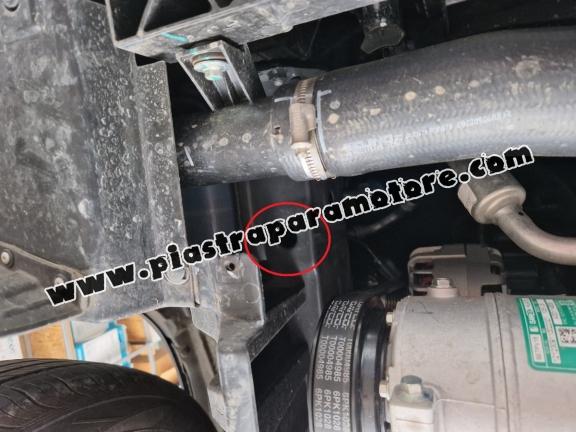 Piastra paramotore di alluminio BAIC Beijing X75