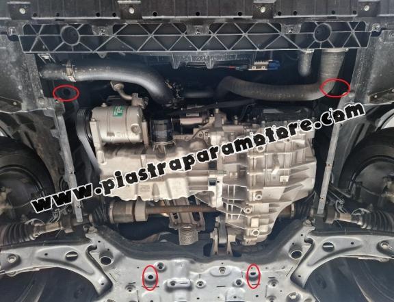 Piastra paramotore di alluminio BAIC Beijing X75