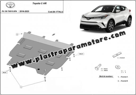 Piastra paramotore di alluminio Toyota C-HR