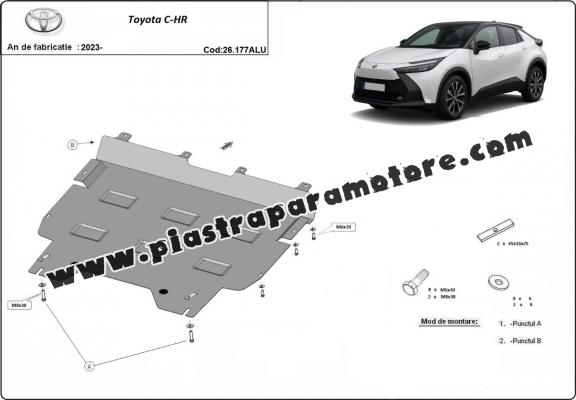 Piastra paramotore di alluminio Toyota C-HR