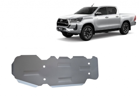 Protezione di alluminio per il serbatoio Toyota Hilux Invincible