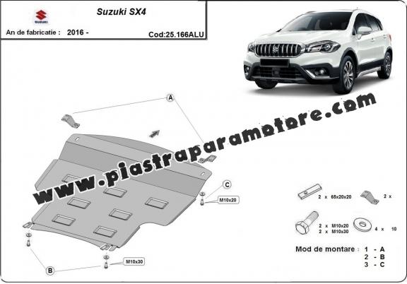 Piastra paramotore di alluminio Suzuki SX4 