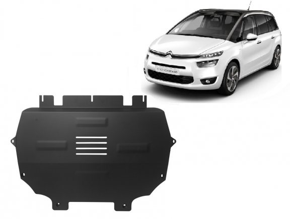 Piastra paramotore di acciaio Citroen C4 Picasso