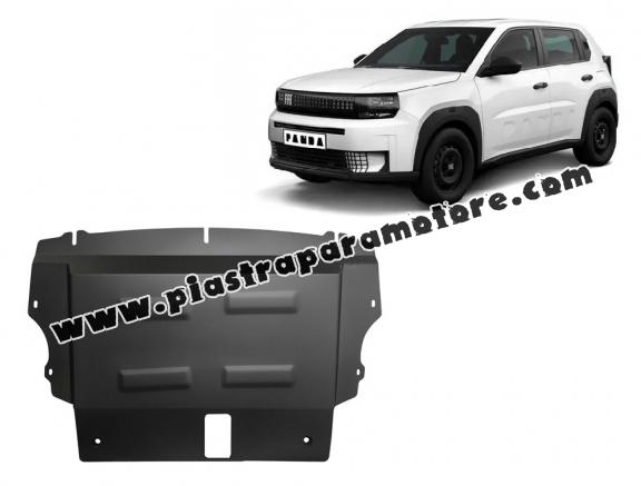 Piastra paramotore di acciaio Fiat Grande Panda