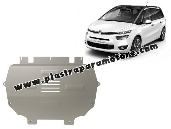 Piastra paramotore di Alluminio Citroen C4 Picasso
