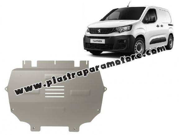 Piastra paramotore di Alluminio Peugeot Partner