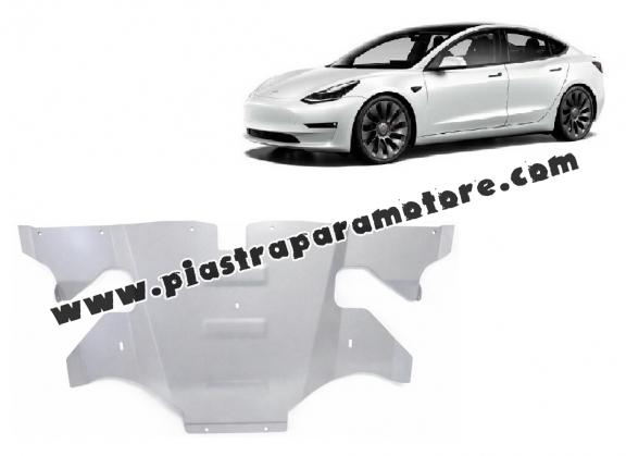 Protezione posteriore motore elettrico in alluminio – Tesla Model 3 AWD