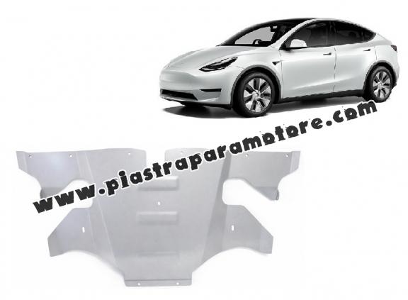Protezione posteriore motore elettrico in alluminio – Tesla Model Y