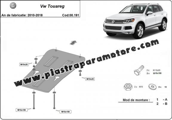 Protezione di acciaio per il cambio VW Touareg 7P