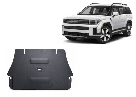 Piastra catalizzatore/cat lock di acciaio Hyundai Santa Fe