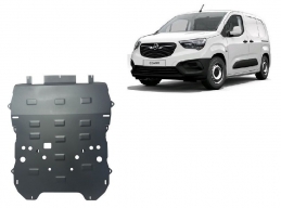 Piastra paramotore di acciaio Opel Combo C 