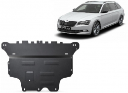 Piastra paramotore di acciaio Skoda Superb - cambio automatico