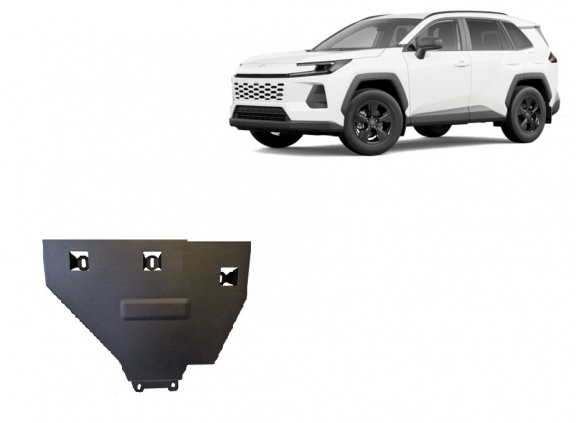 Protezione di acciaio per il differenziale Toyota RAV 4 Hybrid