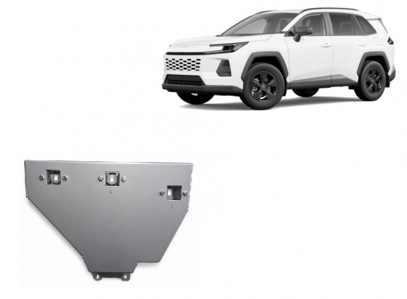 Protezione di alluminio per il differenziale  Toyota Rav4