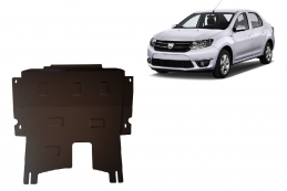 Piastra paramotore di acciaio Dacia Logan 2