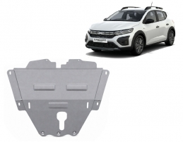 Piastra paramotore di alluminio Dacia Sandero Stepway