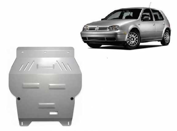 Piastra paramotore di alluminio Volkswagen Golf