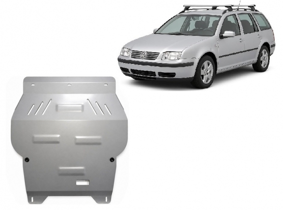 Piastra paramotore di alluminio Volkswagen Bora