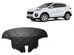 Piastra paramotore di acciaio Kia Sportage