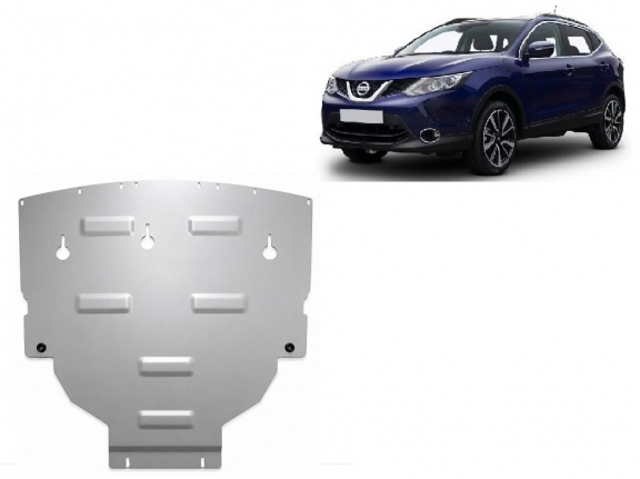 Piastra paramotore di Alluminio Nissan Qashqai J11