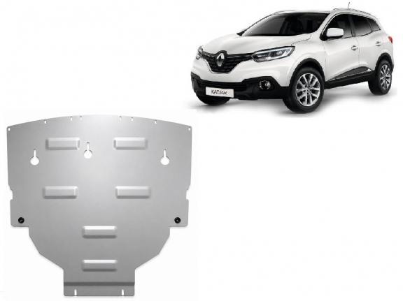 Piastra paramotore di Alluminio Renault Kadjar