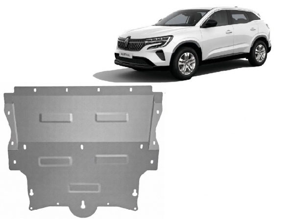 Piastra paramotore di Alluminio Renault Austral