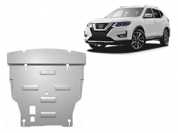 Piastra paramotore di Alluminio Nissan X-Trail T32