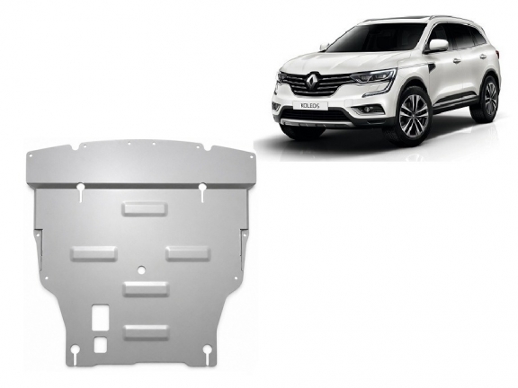 Piastra paramotore di Alluminio Renault Koleos