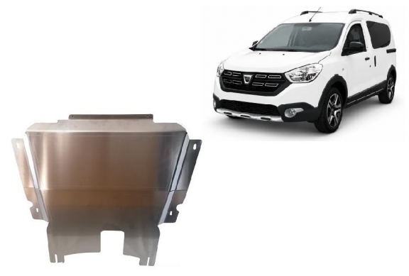Piastra paramotore di alluminio DACIA Dokker Stepway