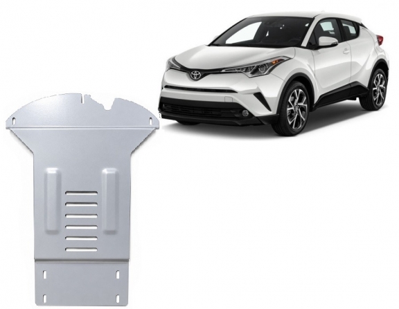Protezione / blocco catalizzatore in alluminio per Toyota C-HR