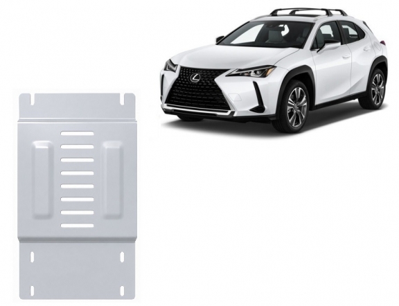 Protezione / blocco catalizzatore in alluminio per Lexus UX
