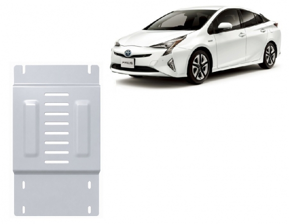 Protezione / blocco catalizzatore in alluminio per Toyota Prius