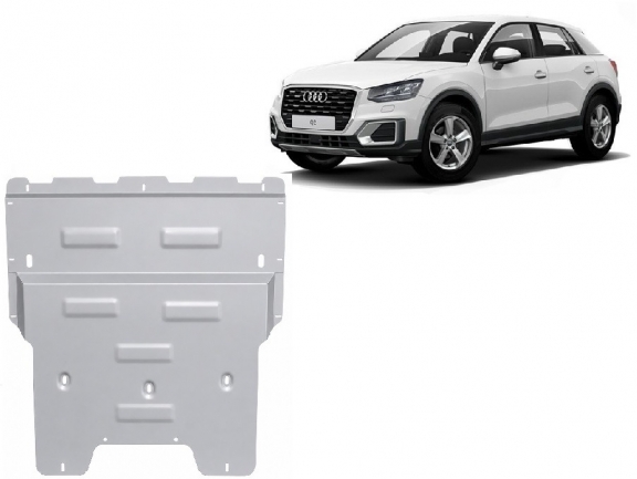 Piastra paramotore di alluminio Audi Q2