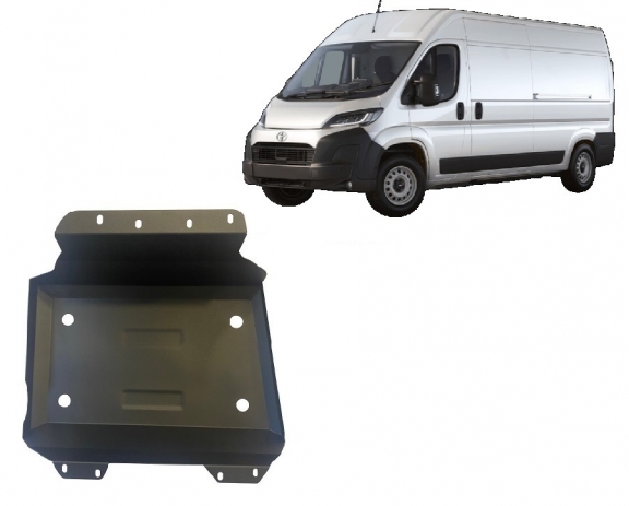 Protezione di acciaio per il serbatoio Toyota Proace Max