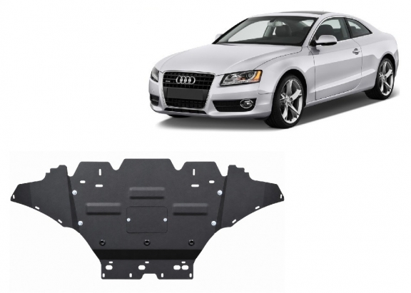 Piastra paramotore di acciaio Audi A5, diesel