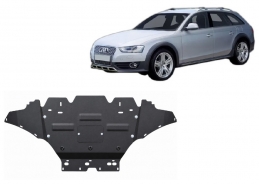 Piastra paramotore di acciaio Audi A4 B8 All Road, benzina