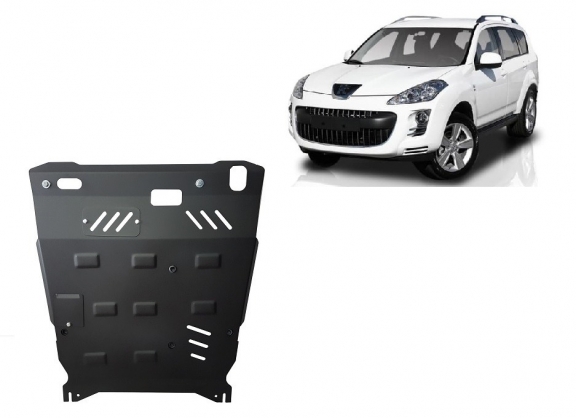 Piastra paramotore di acciaio Peugeot 4007