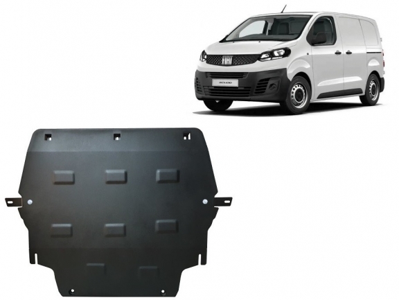 Piastra paramotore di acciaio Fiat Scudo