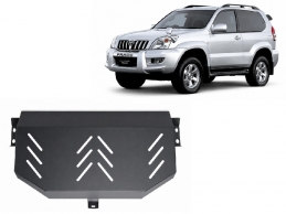 Protezione di acciaio per il serbatoio Toyota Land Cruiser J120 - solo per modello 3 porte 