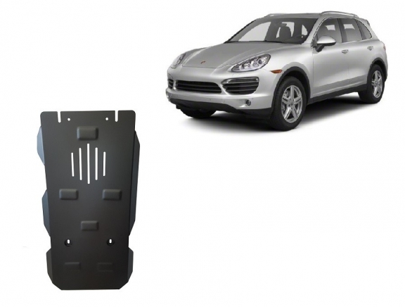 Protezione di acciaio per il cambio Porsche Cayenne