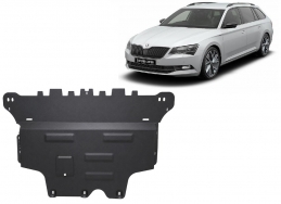Piastra paramotore di acciaio Skoda Superb 