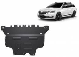 Piastra paramotore di acciaio Skoda Octavia 3 