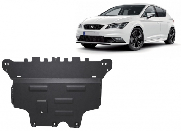 Piastra paramotore di acciaio Seat Leon Mk3 